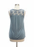 KnoxRose · Boho Embroidered Top · Medium · Ocean Multi