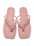 Nicole Miller · Arris peek-a-boo flipies · 7.5 · Ballet Pink