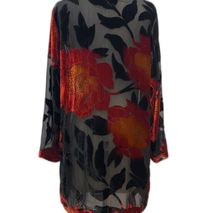 Chico's · Fashion Tunic · XLarge · BlackRed