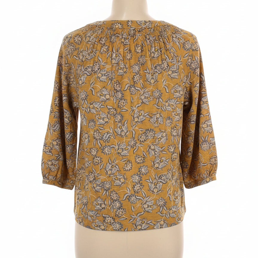 J. Jill · Blouse · Large · YellowFloral