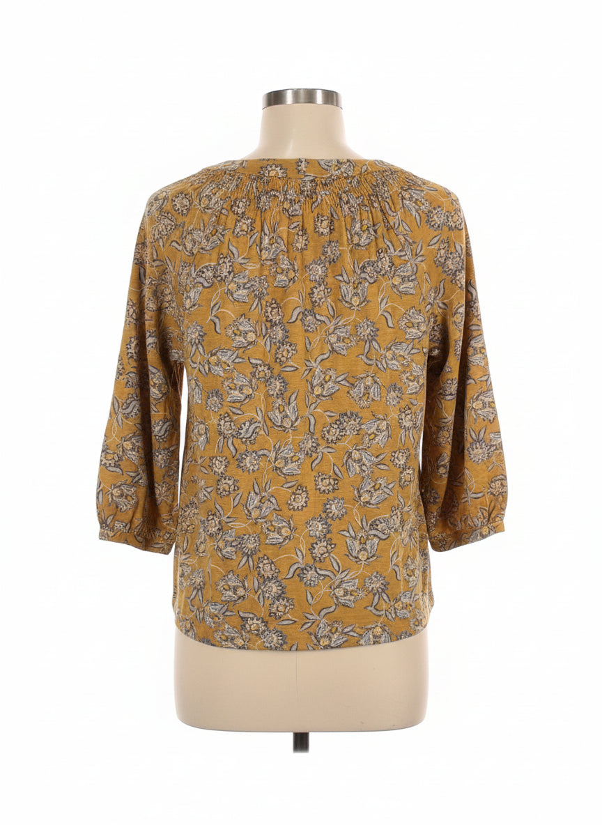 J. Jill · Blouse · Large · YellowFloral
