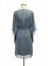 Eileen Fisher · 100% Silk Belted 2Pc Dress · Medium · DustyBlue