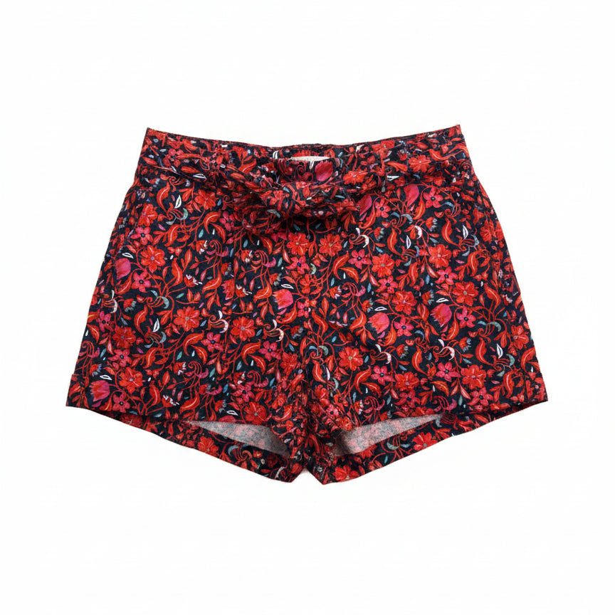 Ann Taylor · Tie Waist Shorts · 14 · NavyRed