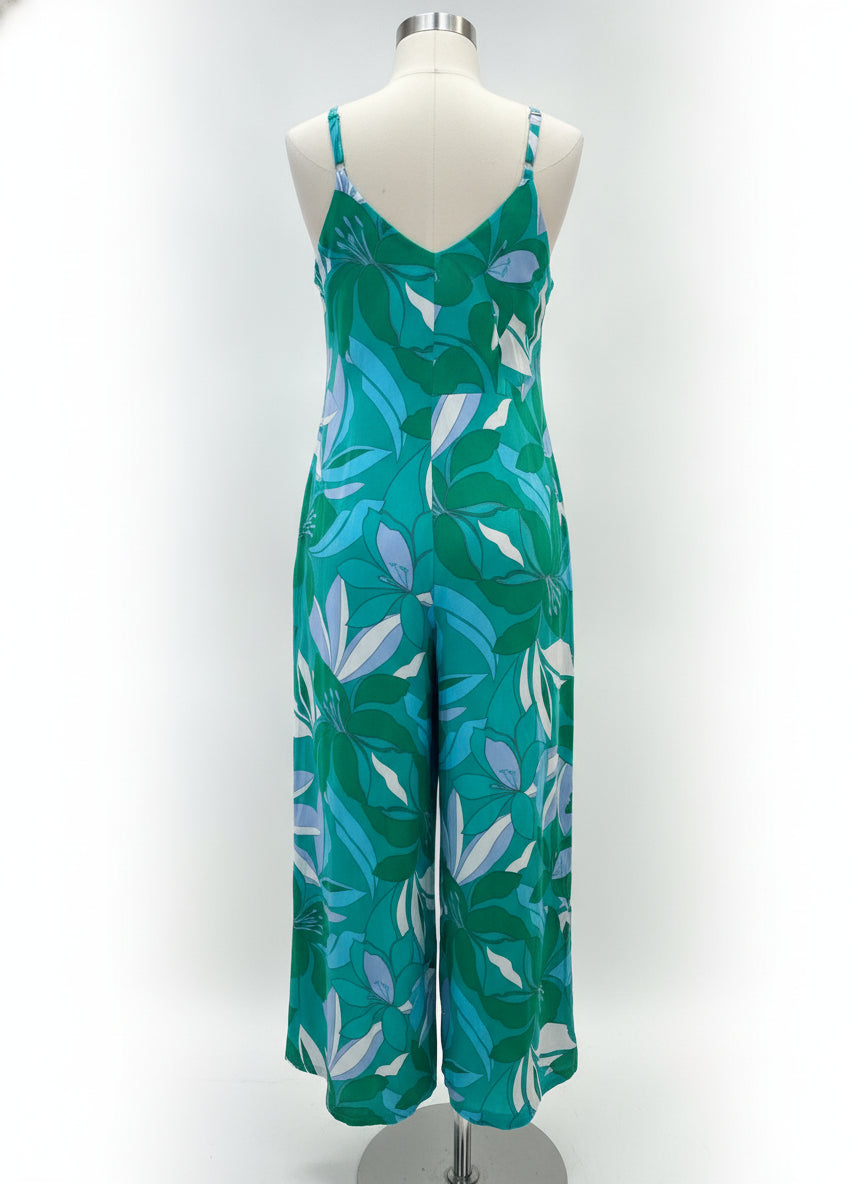Anthropologie · Label of Love Leaf Print · Small · AquaGreen