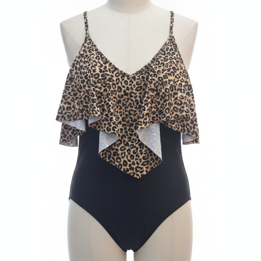 TCR · CQPGSK Swimsuit · 1X/2X · Cheetah