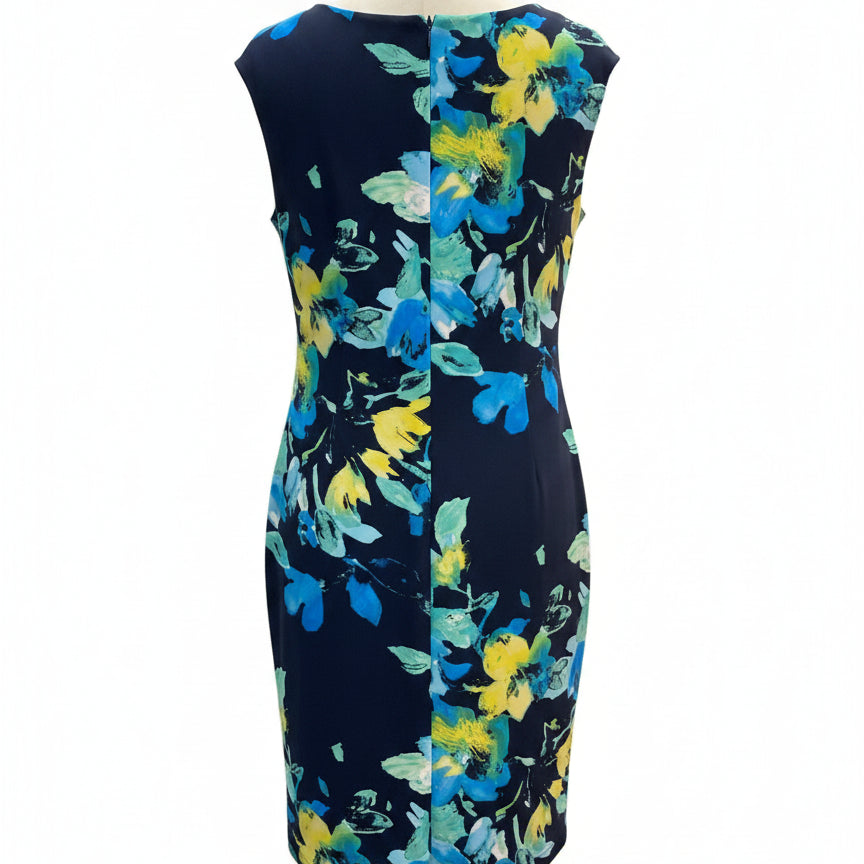 Ralph Lauren · Midnight Floral Sleeveless Dress · 18 · Midnight Floral