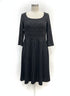 St John · Knit with Metallic Detail · 16 · BlackSilver