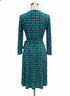 Leota · Faux wrap dress · Small · NavyBlk