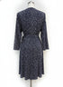 Bass · Wrap dress · 1X · Navy/White