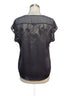 Le Chateau · ShortSleeve Top · XSmall · Gray Sheer