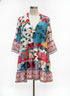 Boho Chic Dress · 1X · BlueMulti
