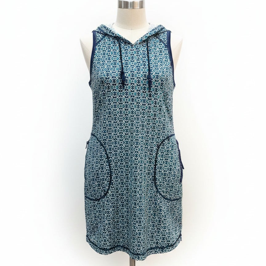 Tommy Bahama · Hooded Dress · XSmall · TealNavy