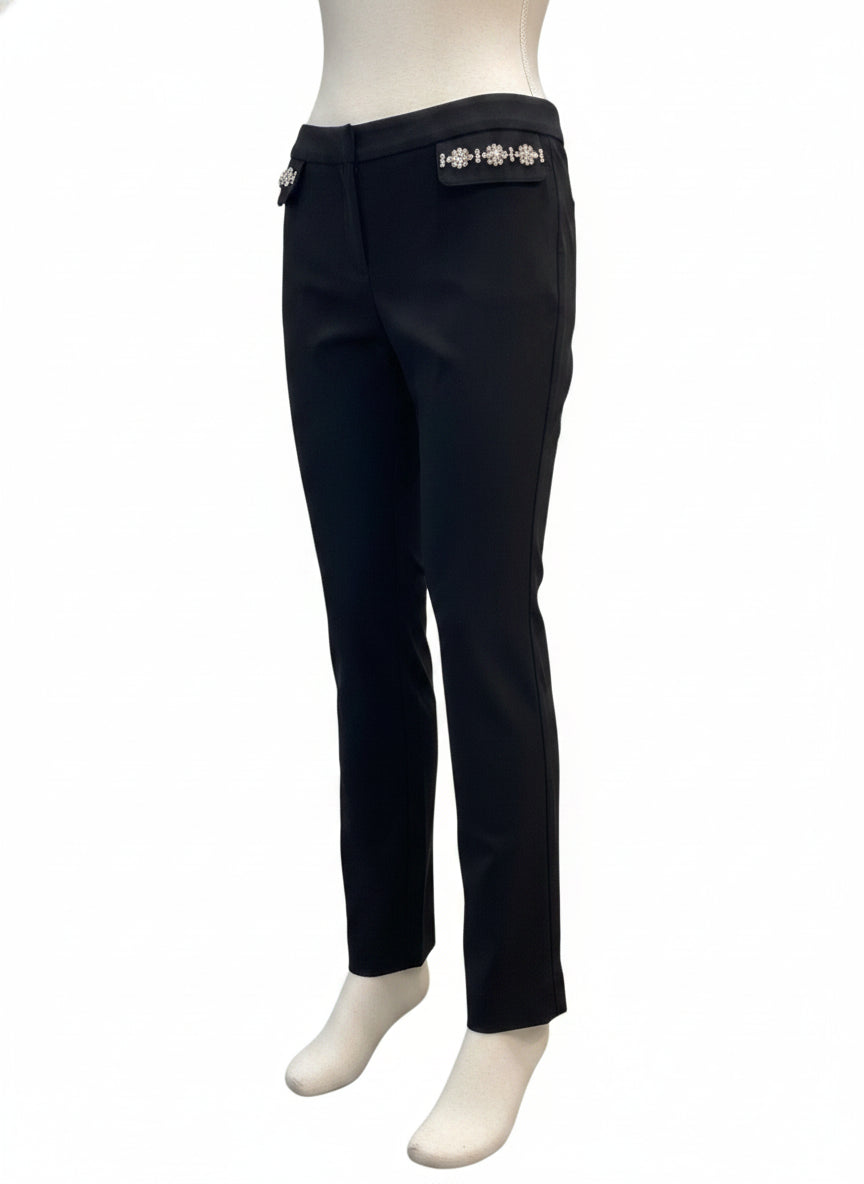 INC · Straight Leg Pants · 6 · Black