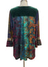 Caleooa · Bell Sleeve Top · Large · Emerald