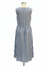 Joie · Sleeveless Dress · Large · Blue and White
