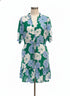 Sonoma · Balloon Sleeve Dress · Large · GreenLightBlue