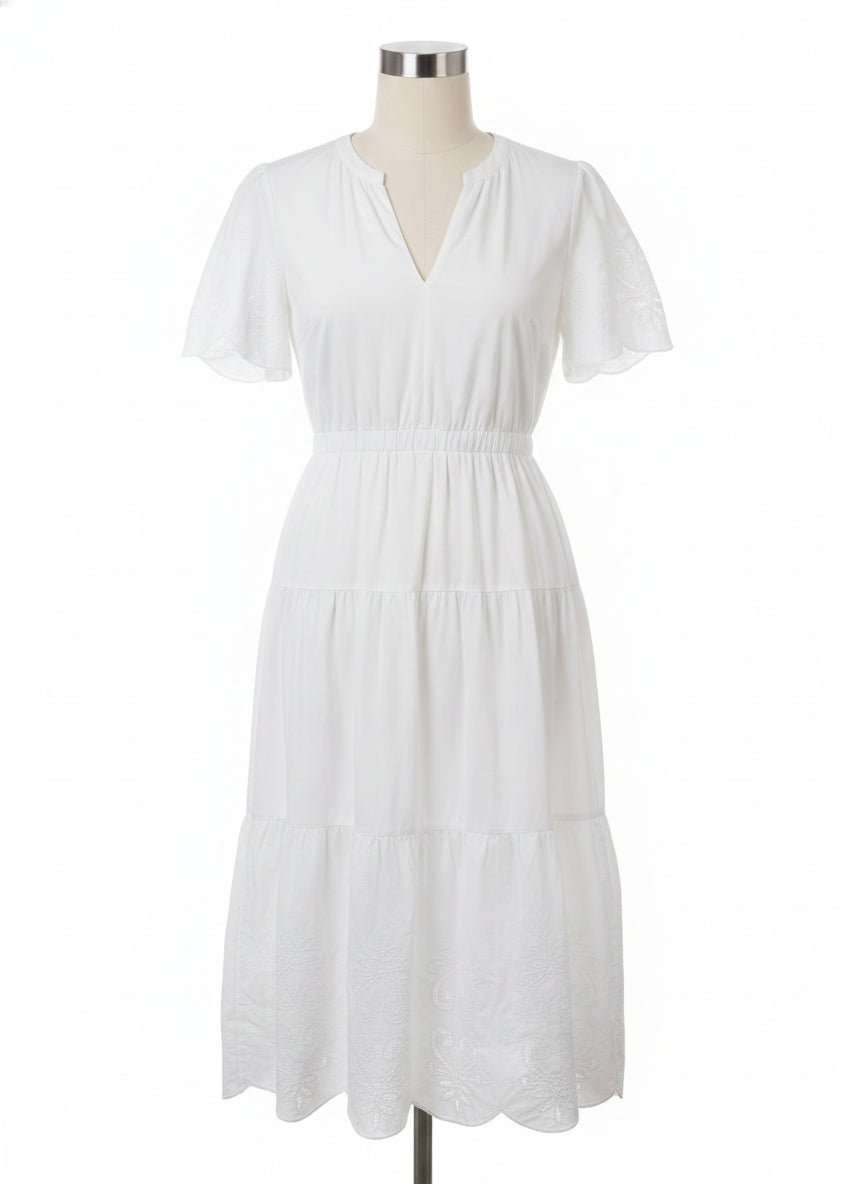 LandsEnd · Dress · Large · White