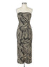 Nordstrom · Strapless Dress · XXS · Beige/Black