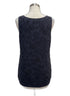 Sutton Studio · Cashmere Sl Beaded Top · Small · Black