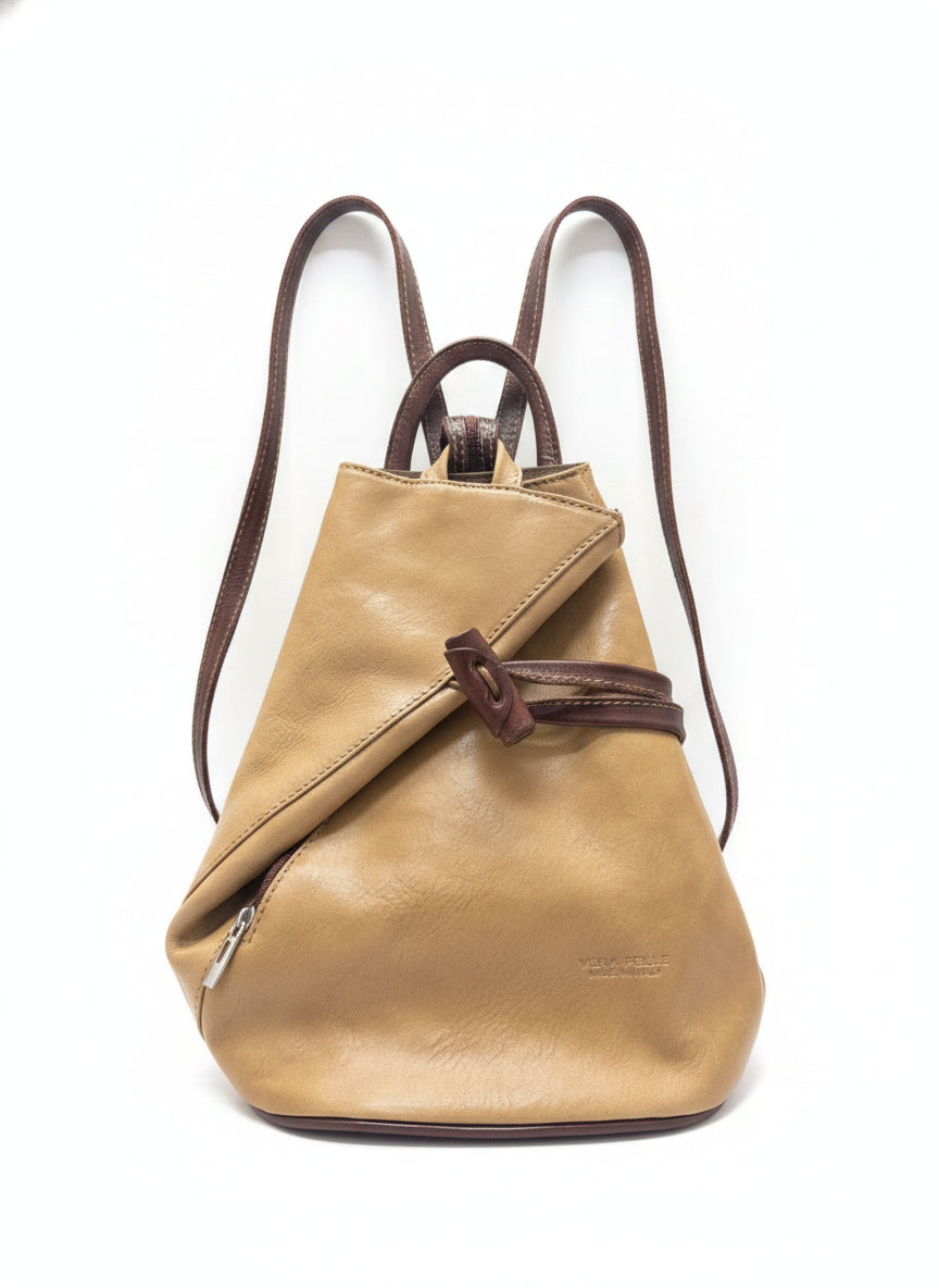 Vera Pelle · Handbag · Backpack · TanBrown