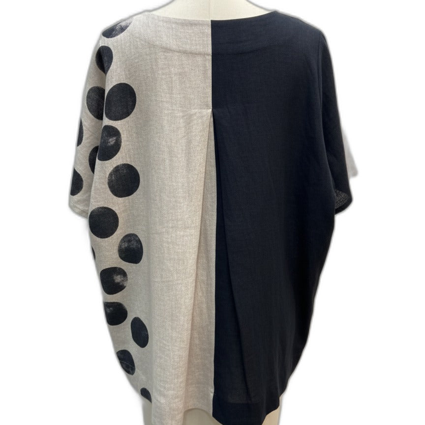 FOIL · Blouse · Medium · Cream/Black