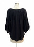 Sundance · Boho Top · Medium · Black Floral Print