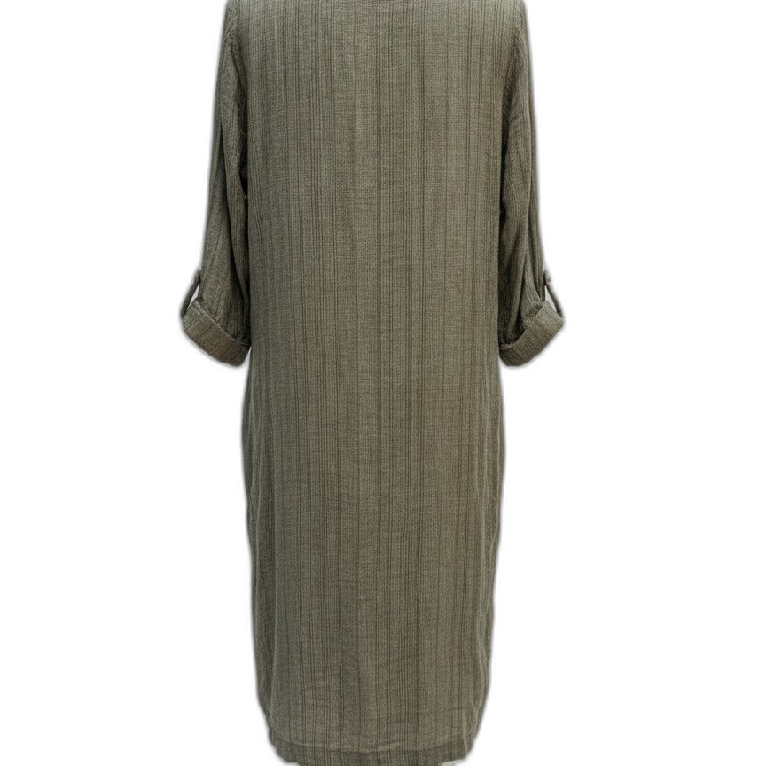 Flax · Dress · Medium · Olive