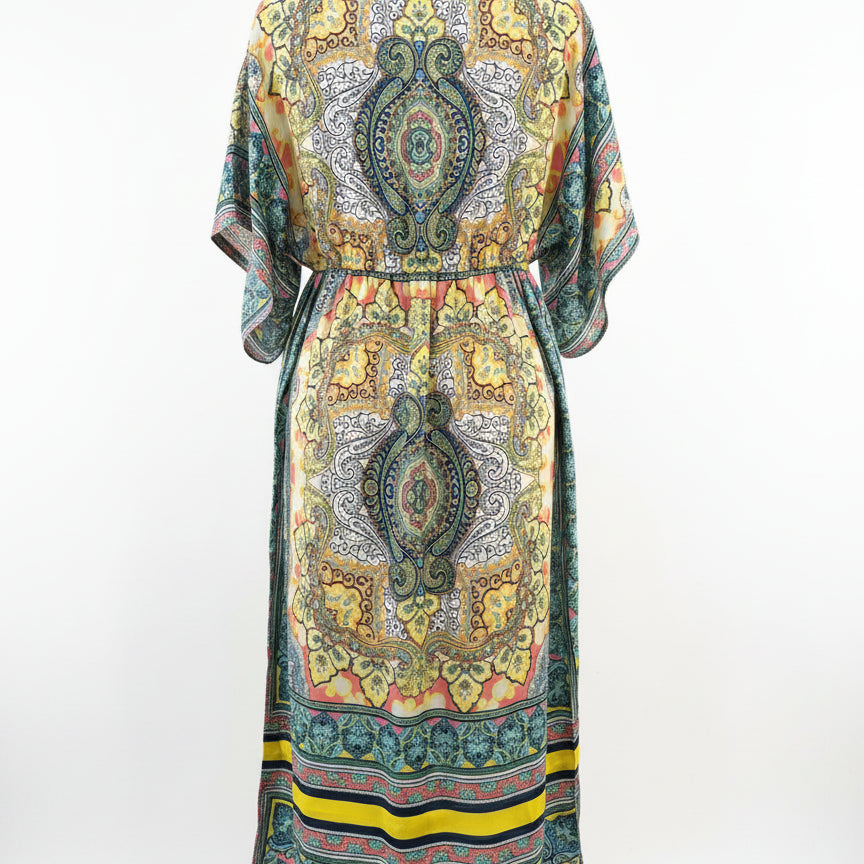 Sundance · Boho Chic Dress · Small · AquaMulti