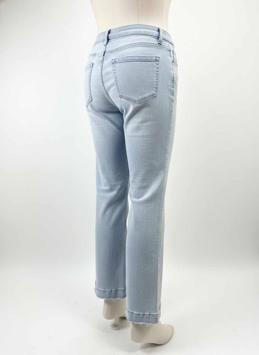 Tribal · Brooke High Rise Micro Flare · 4 · Light Denim