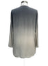 Eileen Fisher · SL Top w/Open Cardi 100% Silk · Large · Gray Ombré