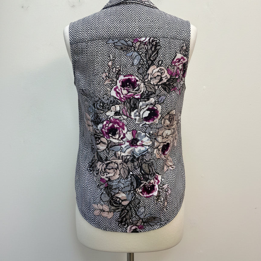 FYLO · WhiteBlk Floral Print · Large · WhiteBlk Floral