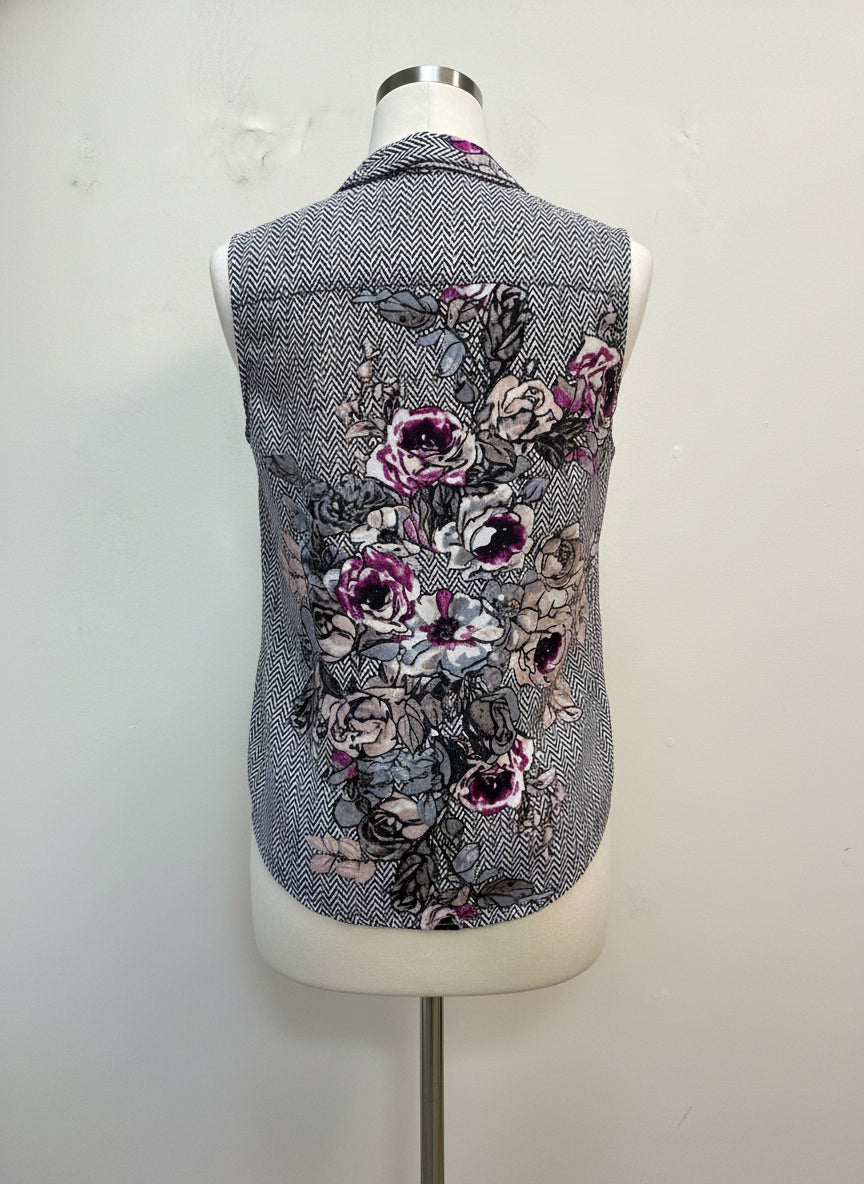 FYLO · WhiteBlk Floral Print · Large · WhiteBlk Floral
