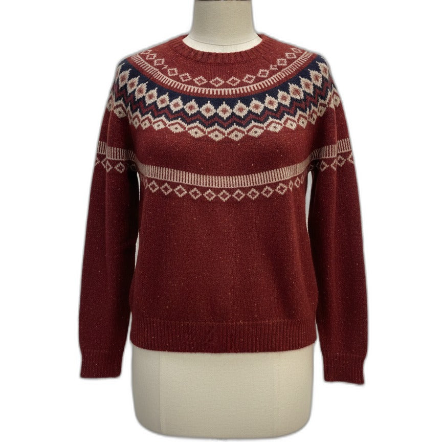 Weatherproof · Fair Isle · Small · RustBeige