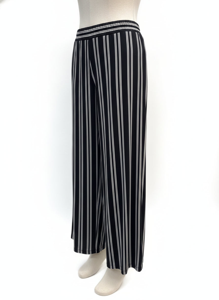 Susan Graver · Wide Leg Pants · XLarge · BlackGray
