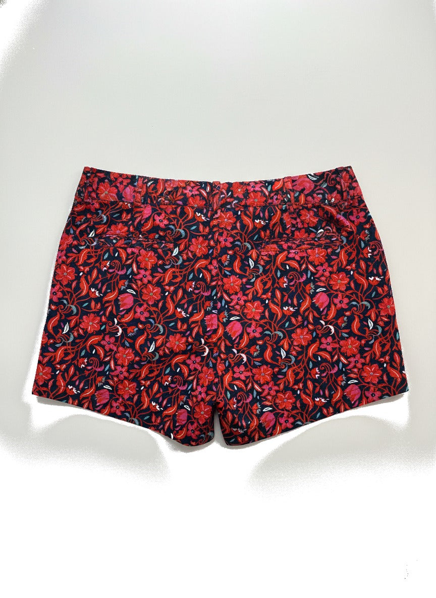 Ann Taylor · Tie Waist Shorts · 14 · NavyRed