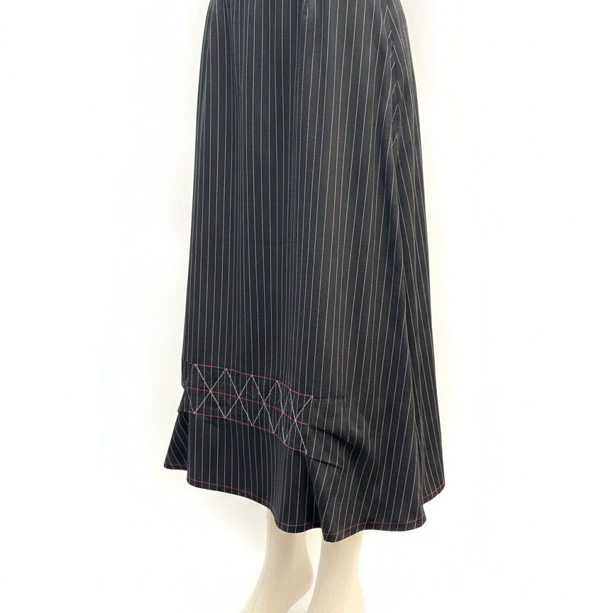 Anthropologie · Neesh by D.A.R BlackCream Embroide... · Medium · Black with Cream Stripes