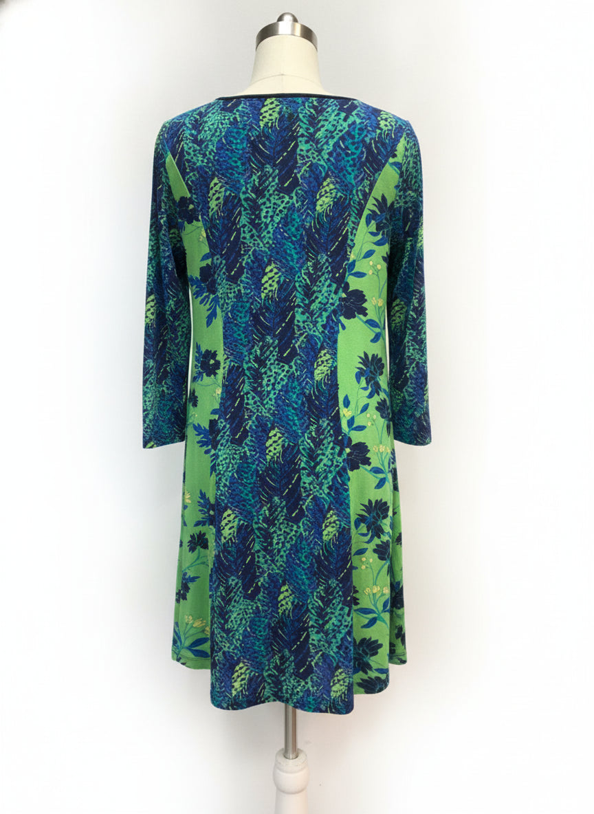 SoftSurroundings · Tunic Top · Medium · GreenNavy