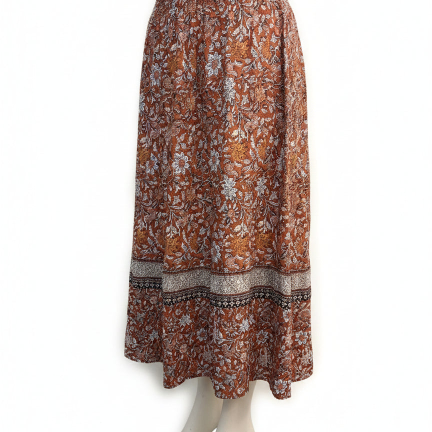 J. Jill · Skirt · Large · RustFloral