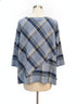 Habitat · Tunic Top · XLarge · Blue Plaid with Yellow Accents