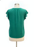 Adrianna Papell · Flutter Sleeve Top · XLarge · Green