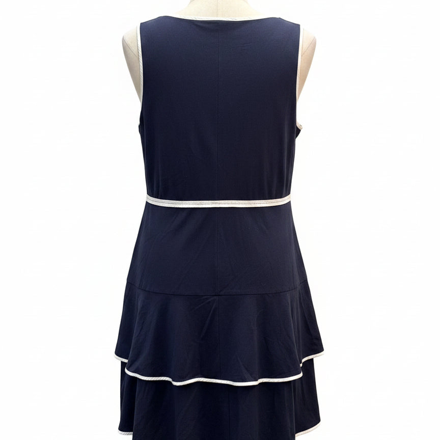 eShakti · Dress · 2X · NavyWhite