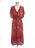 R. Vivimos · Boho Chic Dress · Medium · RedMulti