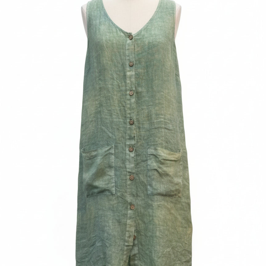 Splendid Iris · Sleeveless Dress · S/M · Greens