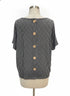 Anthropologie · Blue Tassel · Large · Black/White Gingham