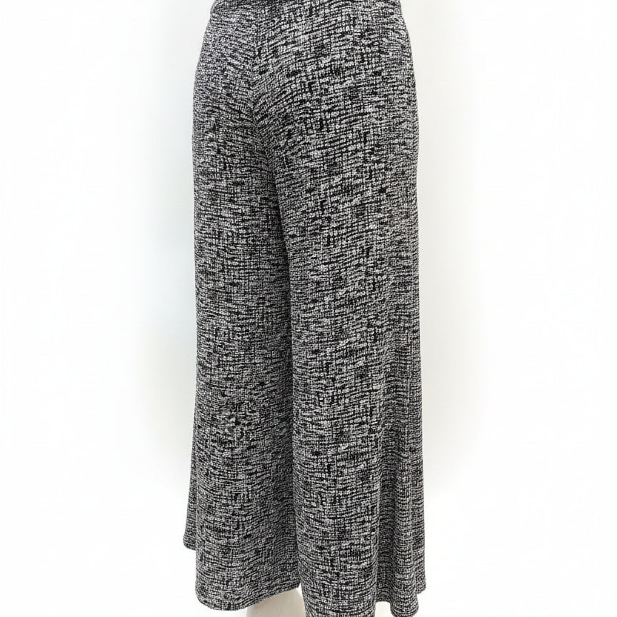Glamorous · Wide Leg Pants · 10 · Black/White