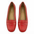 FrancoSarto · Textured Leather Penny Loafer · 9 · Red