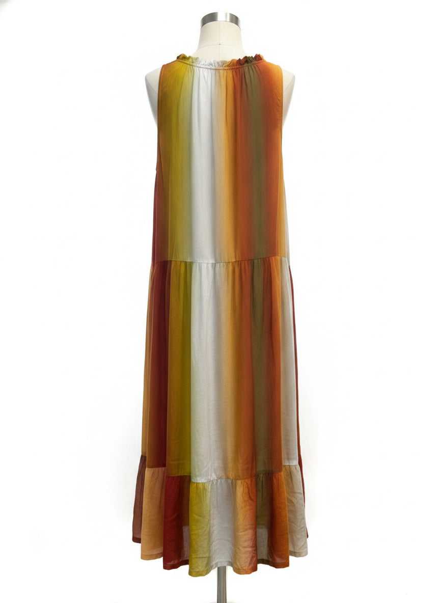 Sundance · Tiered dress · Large · Sunset