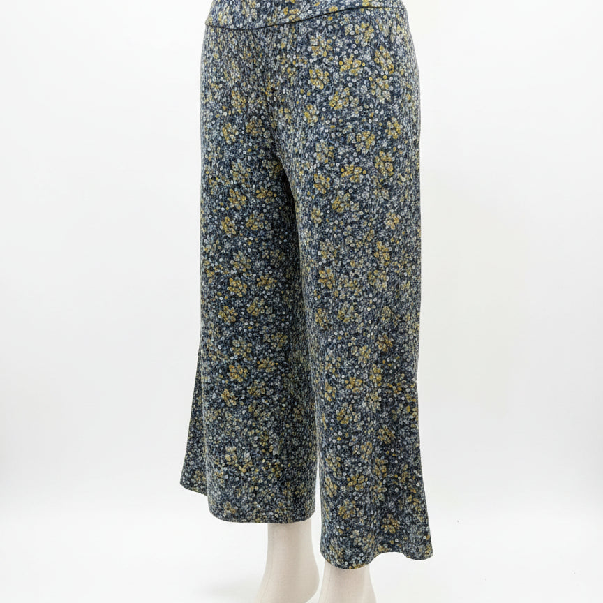 Toad&Co · Wide Leg Pants · XLarge · Navy Floral