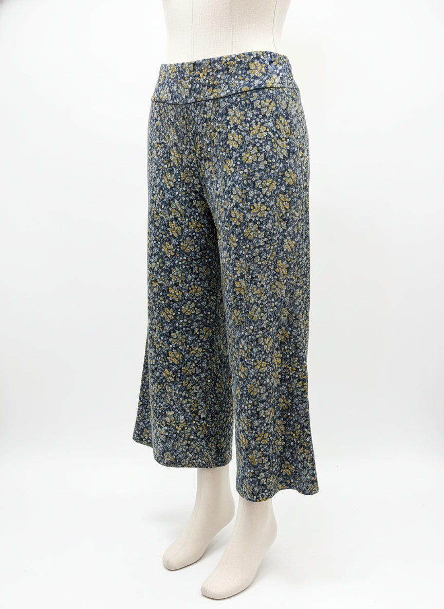 Toad&Co · Wide Leg Pants · XLarge · Navy Floral