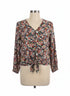 LOFT · Front Tie Detail · Medium · RoseGrn+ Floral
